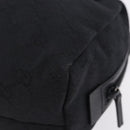 GUCCI GG Canvas Hand Bag Black 124542 Auth am12422V-11