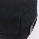 GUCCI GG Canvas Hand Bag Black 124542 Auth am12422V-13
