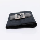 FENDI Zucca Canvas Compact Trifold Wallet Black Auth am12424V-5
