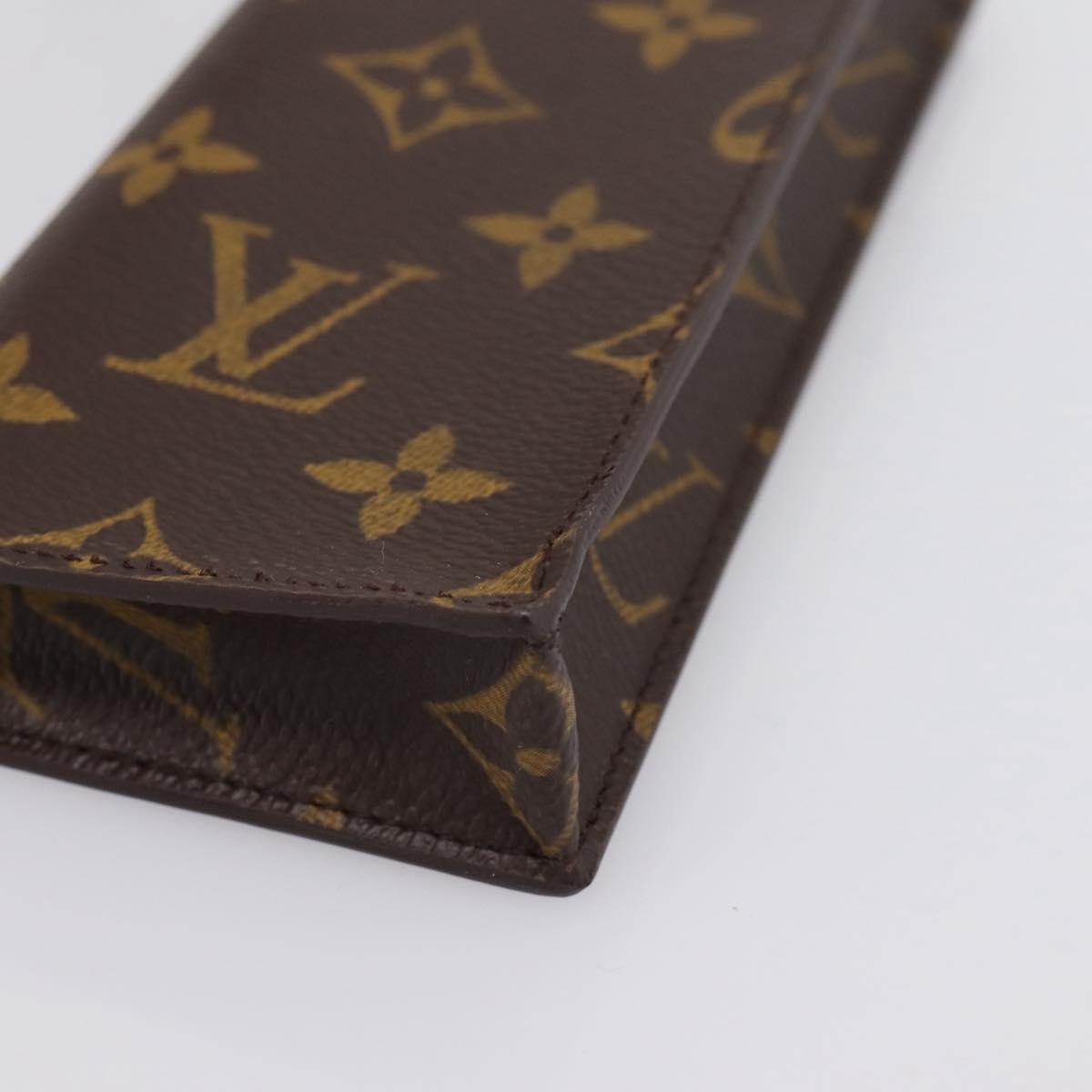 LOUIS VUITTON Monogram Etui Lunette Simple Glasses Case M62962 LV