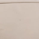 PRADA Hand Tote Bag Leather White Silver BN2611 Auth am12429A-6