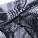PRADA Tote Bag Nylon Black Silver Auth am12430V-18