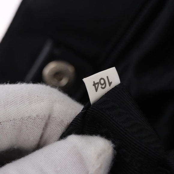 PRADA Tote Bag Nylon Black Silver Auth am12430V