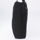PRADA Tote Bag Nylon Black Silver Auth am12430V-5