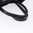 PRADA Tote Bag Nylon Black Silver Auth am12430V-7