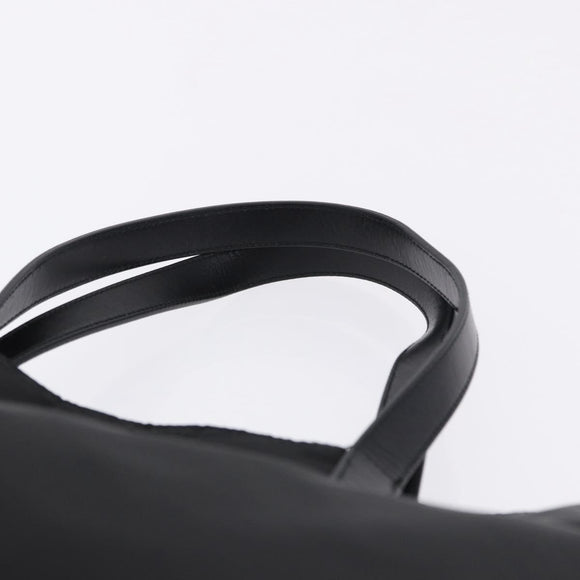 PRADA Tote Bag Nylon Black Silver Auth am12430V