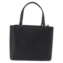 BURBERRY Hand Bag Leather Black Silver Auth am12432V-2