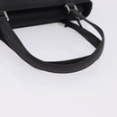 BURBERRY Hand Bag Leather Black Silver Auth am12432V-7