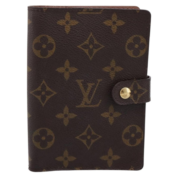 LOUIS VUITTON Monogram Agenda PM Day Planner Cover R20005 LV Auth am12435V
