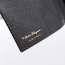 Salvatore Ferragamo Gancini Compact Trifold Wallet Leather Auth am12438V-18