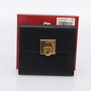 Salvatore Ferragamo Gancini Compact Trifold Wallet Leather Auth am12438V-12