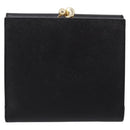 Salvatore Ferragamo Gancini Compact Trifold Wallet Leather Auth am12438V-2