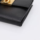 Salvatore Ferragamo Gancini Compact Trifold Wallet Leather Auth am12438V-7