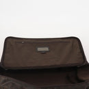 GUCCI GG Canvas Boston Bag Nylon Dark Brown Silver 010 1350 08 Auth am12441-17