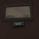 GUCCI GG Canvas Boston Bag Nylon Dark Brown Silver 010 1350 08 Auth am12441-18