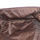 GUCCI GG Canvas Boston Bag Nylon Dark Brown Silver 010 1350 08 Auth am12441-22