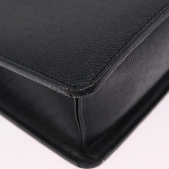LOUIS VUITTON Taiga Porte Documents Rozan Bag Ardoise M30052 LV Auth am12442