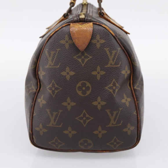 LOUIS VUITTON Monogram Speedy 25 Hand Bag M41528 LV Auth am12443