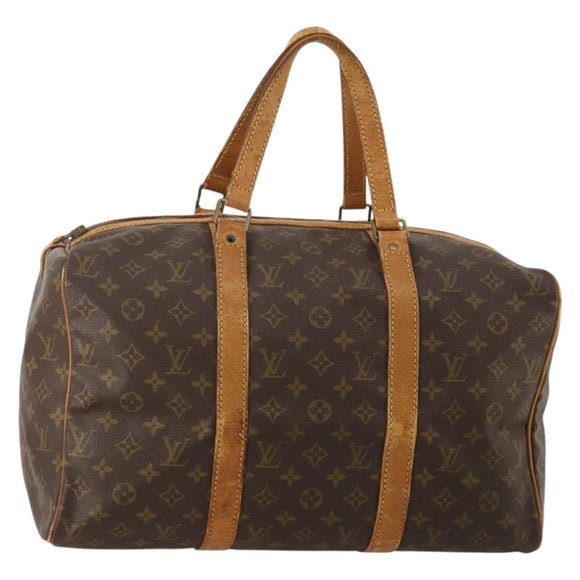 LOUIS VUITTON Monogram Sac Souple 35 Boston Bag M41626 LV Auth am12447
