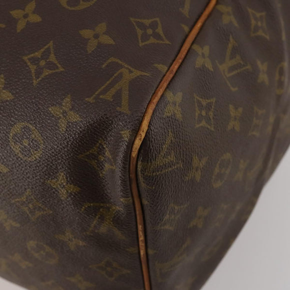 LOUIS VUITTON Monogram Sac Souple 35 Boston Bag M41626 LV Auth am12447
