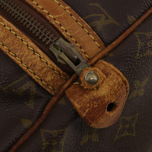 LOUIS VUITTON Monogram Sac Souple 35 Boston Bag M41626 LV Auth am12447