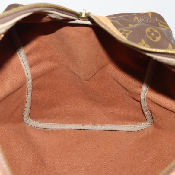 LOUIS VUITTON Monogram Sac Souple 35 Boston Bag M41626 LV Auth am12447