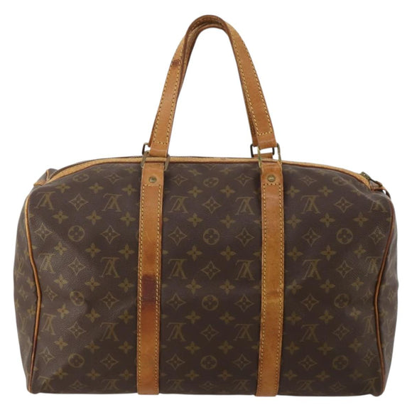 LOUIS VUITTON Monogram Sac Souple 35 Boston Bag M41626 LV Auth am12447