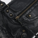 BALENCIAGA The Box Hand Bag Leather 2way Black 145694 Auth am12450V-19
