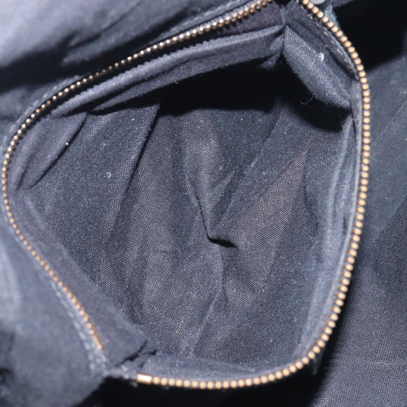 BALENCIAGA The Box Hand Bag Leather 2way Black 145694 Auth am12450V