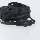 BALENCIAGA The Box Hand Bag Leather 2way Black 145694 Auth am12450V-9