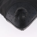 GUCCI Interlocking Shoulder Bag Canvas Black Silver 114879 Auth am12452A-11