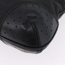 GUCCI Interlocking Shoulder Bag Canvas Black Silver 114879 Auth am12452A-12