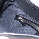 GUCCI Interlocking Shoulder Bag Canvas Black Silver 114879 Auth am12452A-20