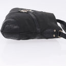 GUCCI Interlocking Shoulder Bag Canvas Black Silver 114879 Auth am12452A-4