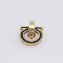 Salvatore Ferragamo Gancini Earring Metal Gold Tone Auth am12454V-15