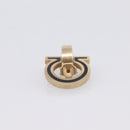 Salvatore Ferragamo Gancini Earring Metal Gold Tone Auth am12454V-6