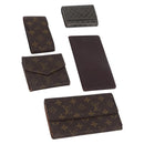 LOUIS VUITTON Gucci Monogram Tobacco Coin Purse Wallet 5Set LV Auth am12455-1