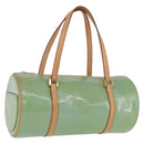 LOUIS VUITTON Monogram Vernis Bedford Hand Bag Baby Blue M91007 LV Auth am12460V-1