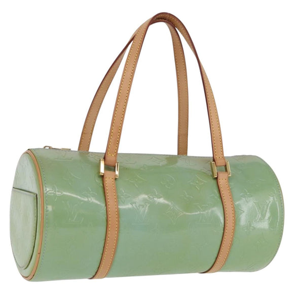 LOUIS VUITTON Monogram Vernis Bedford Hand Bag Baby Blue M91007 LV Auth am12460V