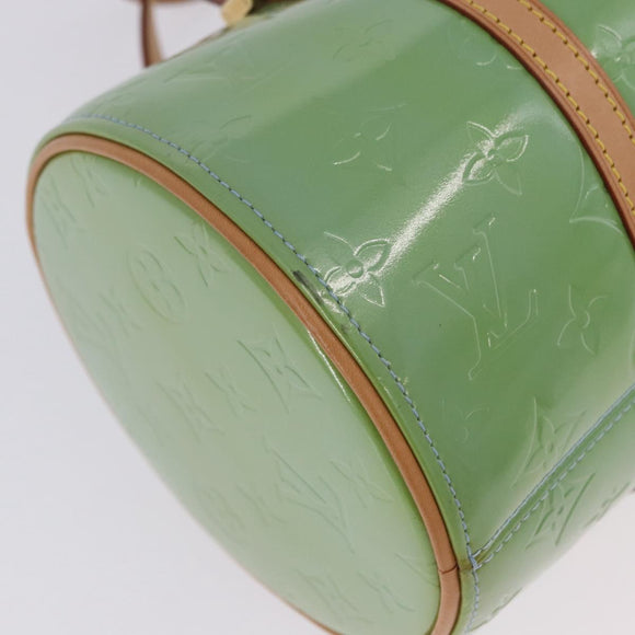 LOUIS VUITTON Monogram Vernis Bedford Hand Bag Baby Blue M91007 LV Auth am12460V
