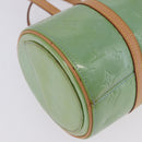 LOUIS VUITTON Monogram Vernis Bedford Hand Bag Baby Blue M91007 LV Auth am12460V-15