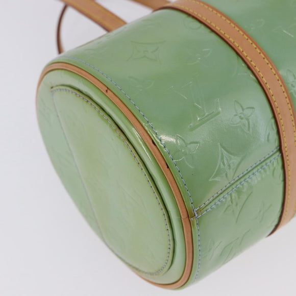 LOUIS VUITTON Monogram Vernis Bedford Hand Bag Baby Blue M91007 LV Auth am12460V
