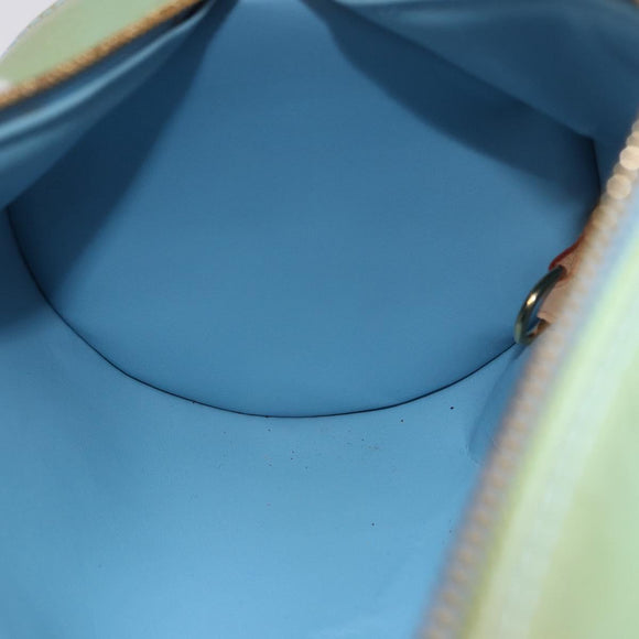 LOUIS VUITTON Monogram Vernis Bedford Hand Bag Baby Blue M91007 LV Auth am12460V