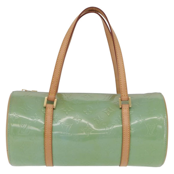 LOUIS VUITTON Monogram Vernis Bedford Hand Bag Baby Blue M91007 LV Auth am12460V
