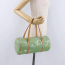 LOUIS VUITTON Monogram Vernis Bedford Hand Bag Baby Blue M91007 LV Auth am12460V-21