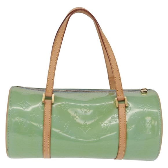 LOUIS VUITTON Monogram Vernis Bedford Hand Bag Baby Blue M91007 LV Auth am12460V