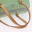 LOUIS VUITTON Monogram Vernis Bedford Hand Bag Baby Blue M91007 LV Auth am12460V-7