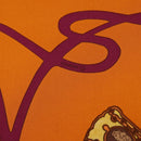 HERMES Carre 90 Scarf Silk ""CARNETS DE BAL"" Orange Auth am12466M-11