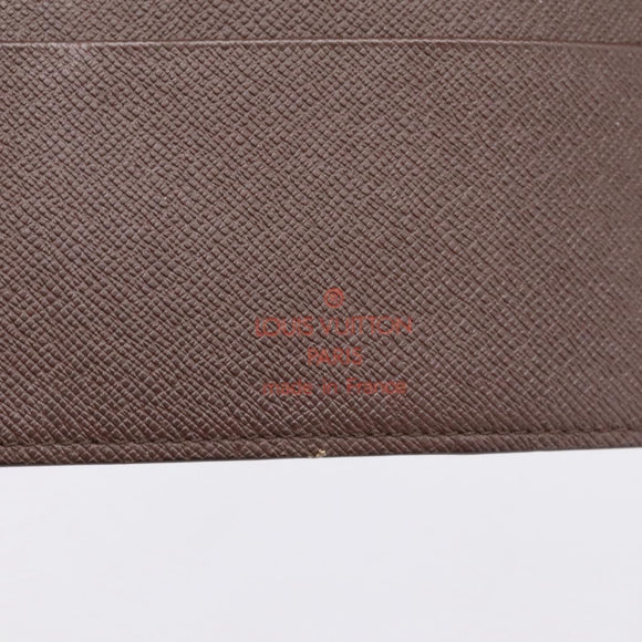 LOUIS VUITTON Damier Ebene Agenda MM Day Planner Cover R20240 LV Auth am12467V
