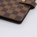 LOUIS VUITTON Damier Ebene Agenda MM Day Planner Cover R20240 LV Auth am12467V-7